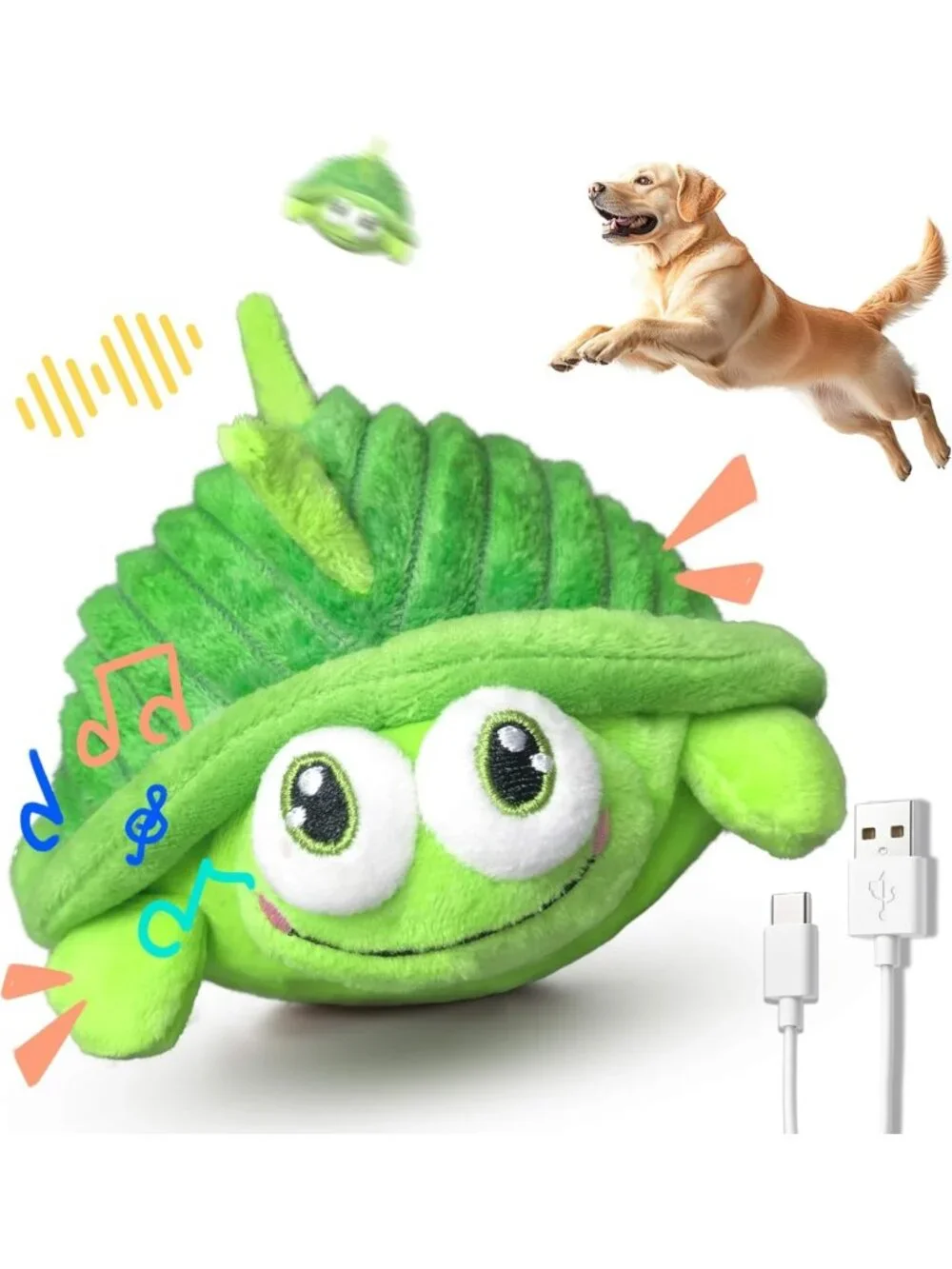 Engaging Interactive Dog Toy - Moving Turtle for Fun & Playful Pets